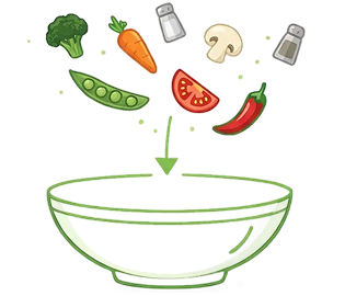 Bol d’ingrédients