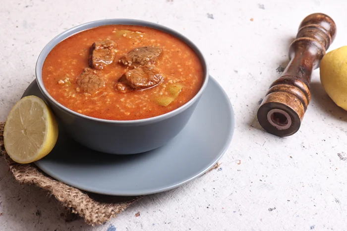 Chorba frik à la viande